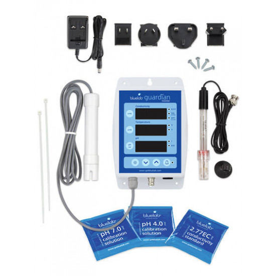 bluelab Guardian Monitor, pH/EC-Monitor, measuring range: 0.0-14.0 pH or 0-2500 TDS and 0-3500 ppm