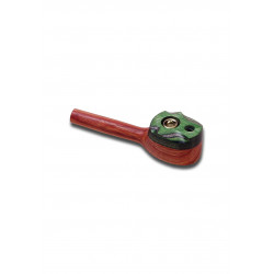 Holzpfeife mit Deckel und Pur-Einsatz Holzpfeife mit Deckel und Pur-Einsatz