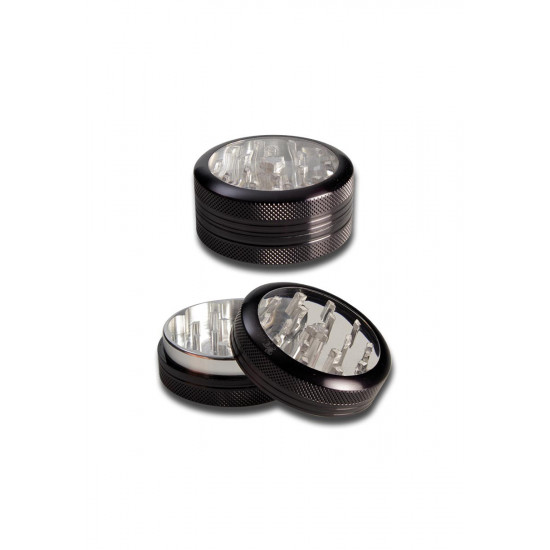 Premium Fenster-Grinder 2 tlg. Black Leaf