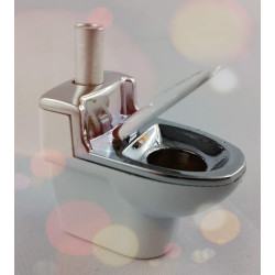 Klo-Pfeife aus Zink  Klo-Pfeife aus Zink