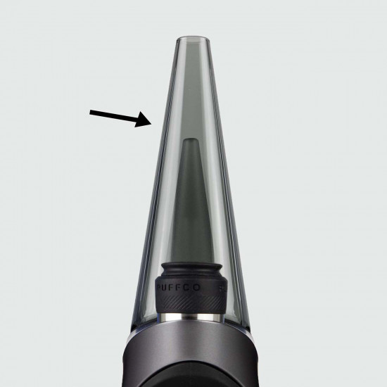 Spare Glass black for PUFFCO Peak Pro Vapo Spare Glass black for PUFFCO Peak Pro Vapo